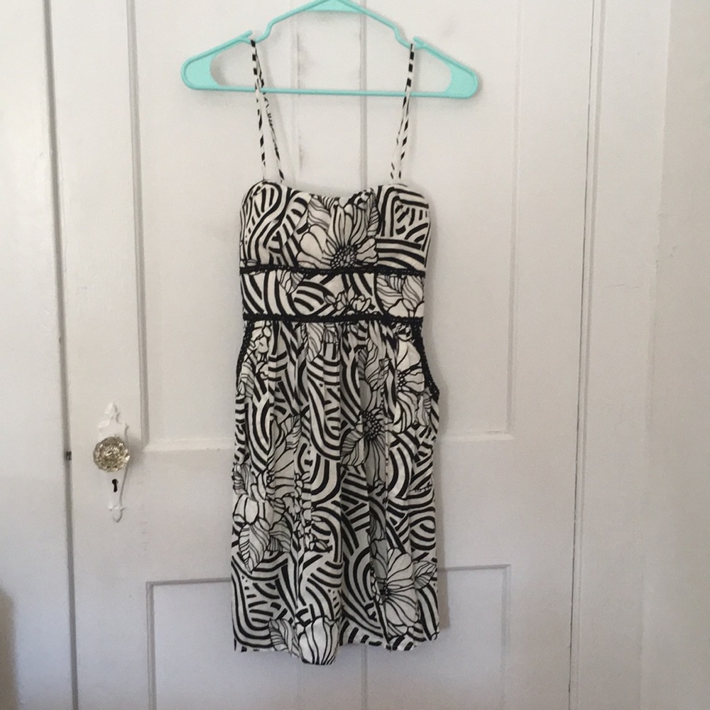 Mini floral design dress